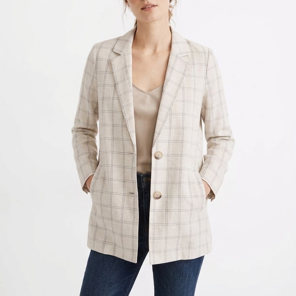 Madewell Dorset Blazer in Windowpane